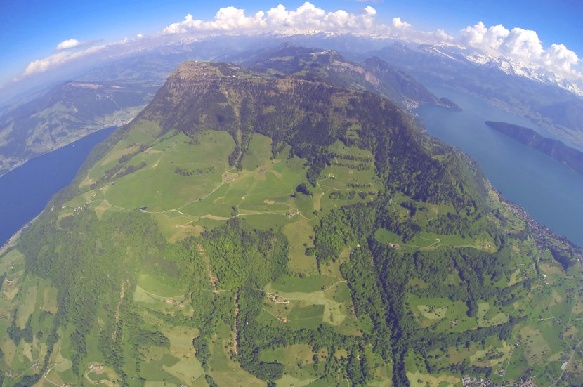 Luftaufnahme Rigi-Massiv